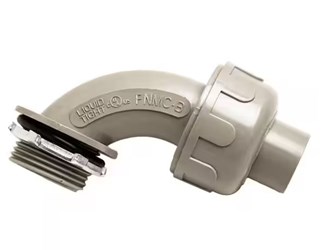 1 in. Liquidtight NM 90 Degree PVC Conduit Fitting Connector (10-Pack)